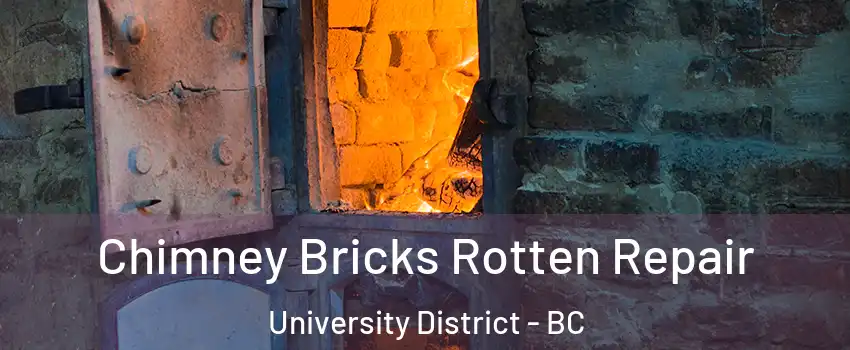  Chimney Bricks Rotten Repair University District - BC