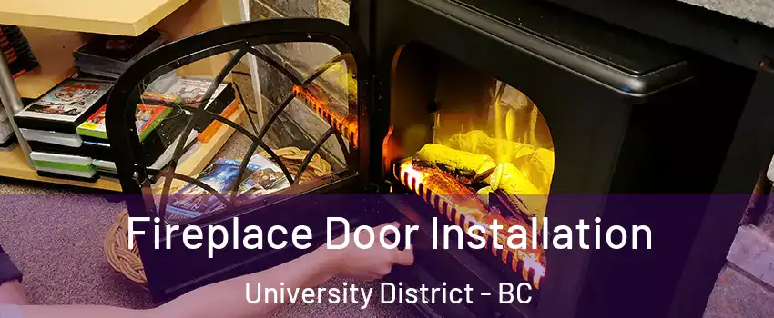 Fireplace Door Installation University District - BC