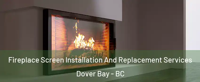 Fireplace Screen Installation And Replacement Services Dover Bay - BC