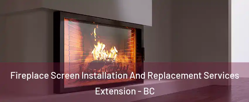 Fireplace Screen Installation And Replacement Services Extension - BC