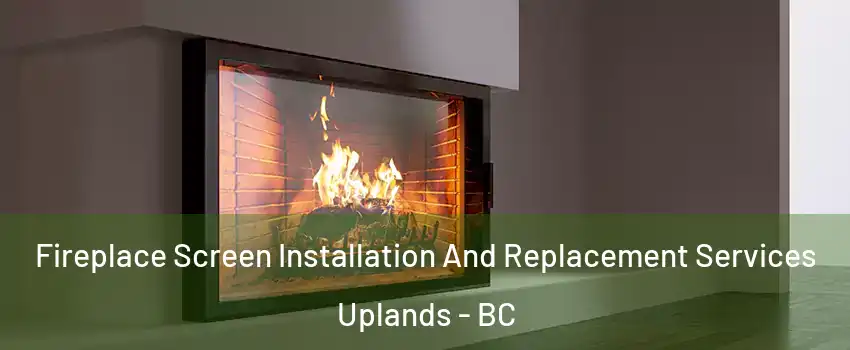 Fireplace Screen Installation And Replacement Services Uplands - BC