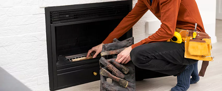 Metal Fireplace Installation in Dover Bay, British Columbia