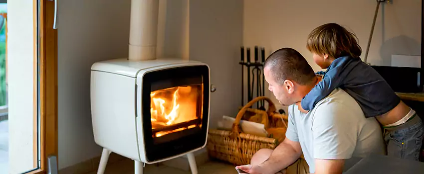 Morso Cast Iron Fireplace Insert Installation in Dover Bay, BC