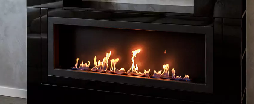 Town & Country Outdoor Fireplace in Dover Bay, BC