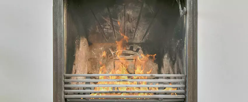 Travis Industries Linear Gas Fireplace Installation in Westwood Lake, British Columbia