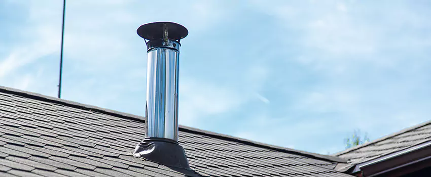 Outdoor Metal Chimney Installation in Brechin Hill, British Columbia