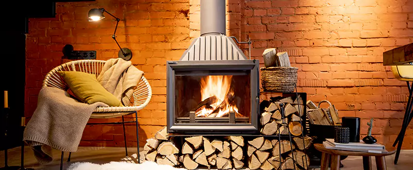 Pellet Stove Chimney Pipe Brackets Installation in Westwood Lake, BC