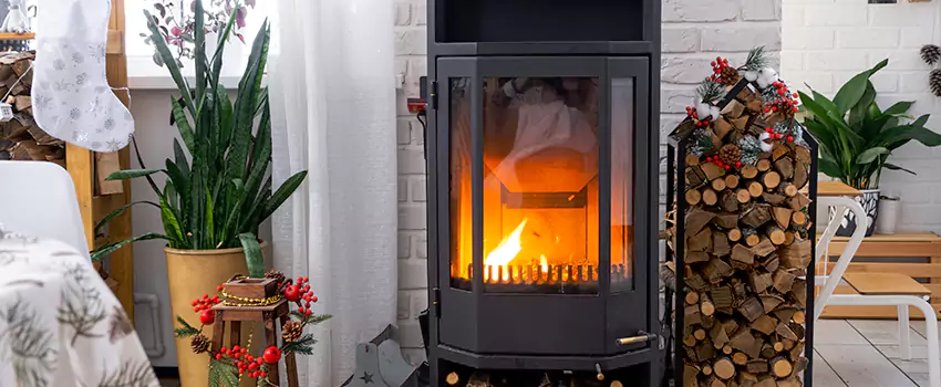 Thelin Hearth Products Direct Vent Gas Stove Fireplace Inspection in Dover Bay, BC